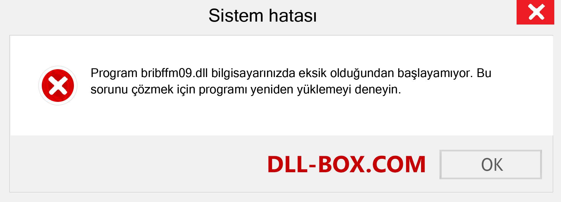 bribffm09.dll dosyası eksik mi? Windows 7, 8, 10 için İndirin - Windows'ta bribffm09 dll Eksik Hatasını Düzeltin, fotoğraflar, resimler